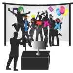 Image of how the open-air photo booth is presented.